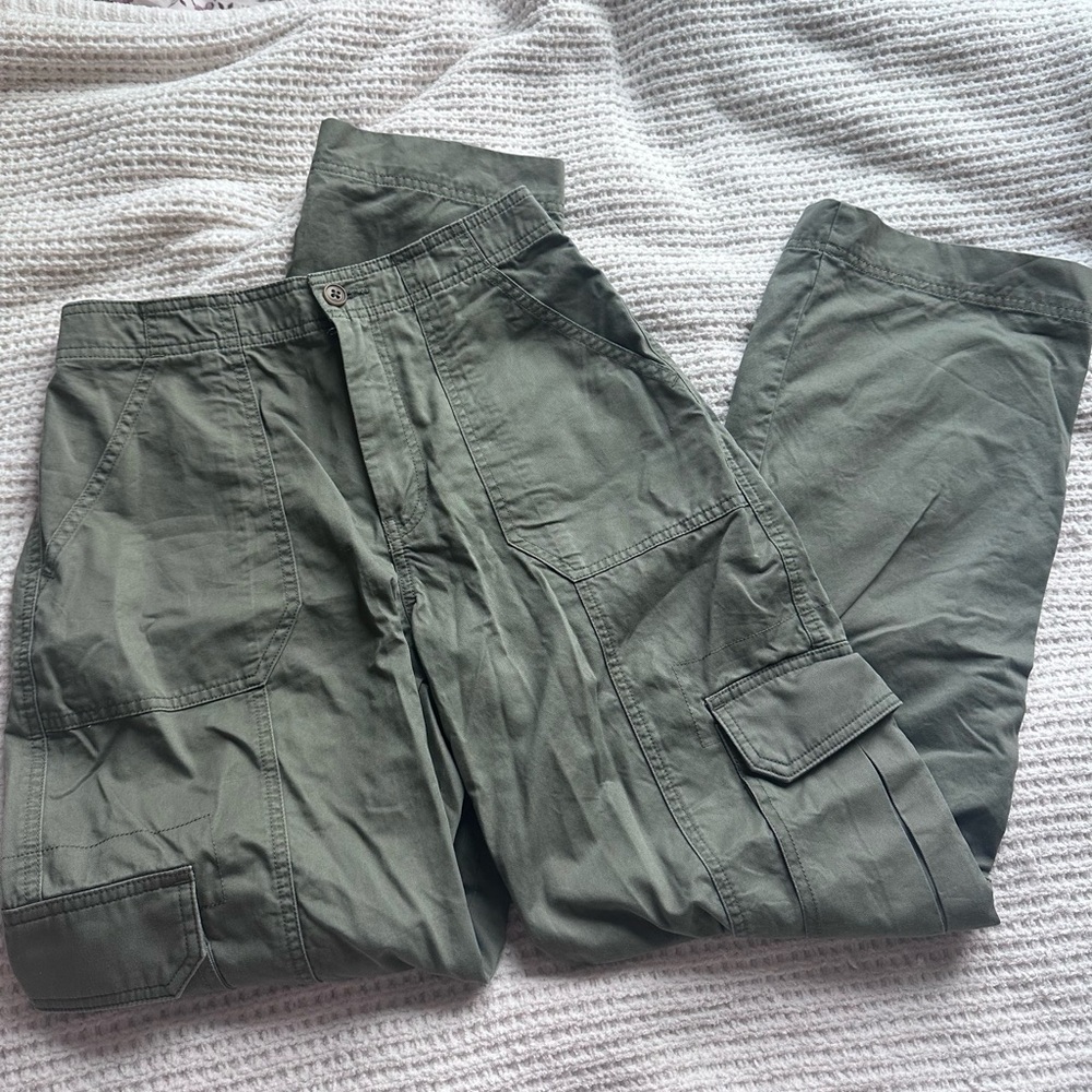 Abercrombie Olive Green Cargo Pants